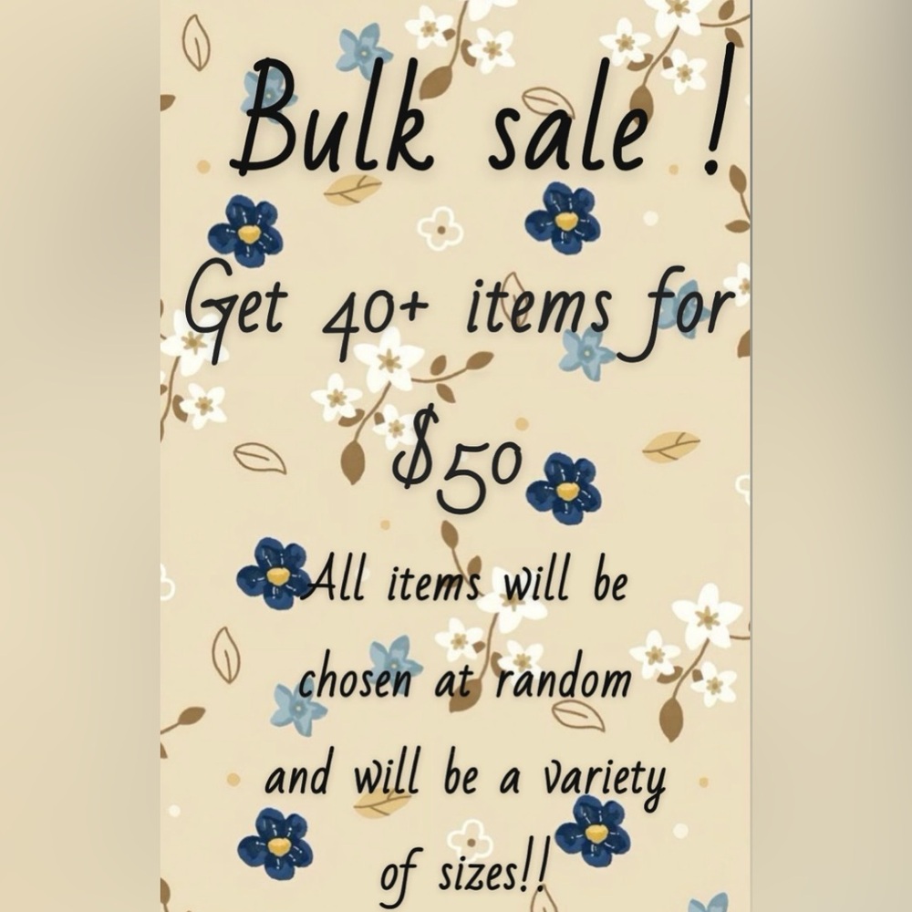 🤍Bulk Sale!!💙